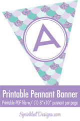 Mermaid Party Banner