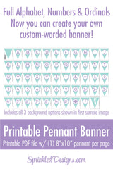 Mermaid Party Banner