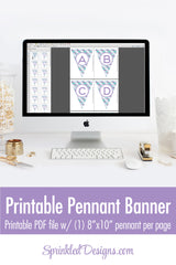 Mermaid Party Banner