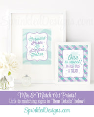 Mermaid Kisses & Starfish Wishes Sign
