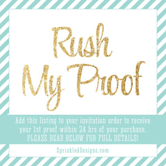 24 Hour "Rush My Proof" Service